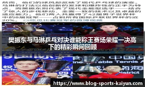 樊振东与马琳乒乓对决谁能称王赛场荣耀一决高下的精彩瞬间回顾